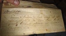 Pergamena manoscritto del usato  Napoli