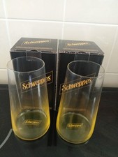 Schweppes glasses. new for sale  SHREWSBURY