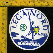 Lega Nord Umberto Bossi Adesivo Movimento per L' Autonomia comprar usado  Enviando para Brazil