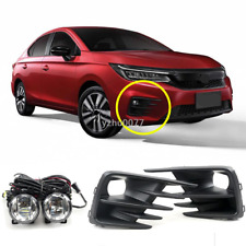 2019-2020 para Honda City lâmpada LED luz de neblina parachoque com moldura interruptor de fiação 1 conjunto comprar usado  Enviando para Brazil