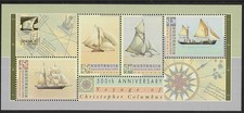 1992 Austrália Christopher Columbus Voyage - Genova'92 500º Aniversário Folha M comprar usado  Enviando para Brazil