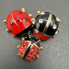 Broche Três Joaninhas Strass Esmalte J16 comprar usado  Enviando para Brazil