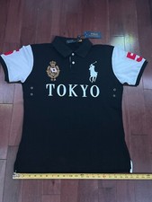 Camisa polo Big Pony Ralph Lauren preta QUALQUER tamanho Tóquio nova em folha comprar usado  Enviando para Brazil