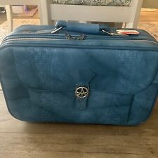 Maleta Equipaje Vintage American Tourister Azul Carcasa Suave 21x14 Cerradura y Etiqueta segunda mano  Embacar hacia Mexico