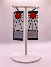 Coppia orecchini hanafuda usato  Torino