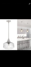 Brushed nickel pendant for sale  Kansas City