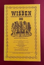 1982 wisden hardback for sale  HIGH PEAK