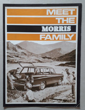 Morris range brochure for sale  BOURNE