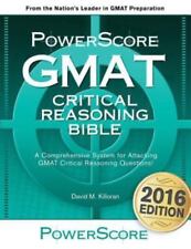 Powerscore gmat critical for sale  Aurora