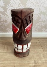 Wooden carved tiki for sale  SUNDERLAND