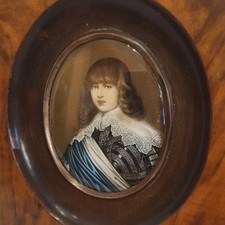 Antica miniatura ritratto usato  Solignano