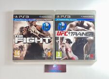 Lot 2 Jeux Move Fight - PS3 The Fight/UFC Trainer Version FR Sony PAL, usado comprar usado  Enviando para Brazil