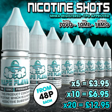 Nicotine shots 18mg for sale  SKELMERSDALE