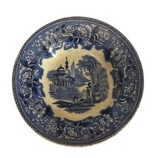 Placa/tigela antiga azul e branca 9,5" - BÓSFORO J. MARSHALL & CO comprar usado  Enviando para Brazil