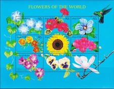 Antigua 1999 fiori usato  Italia