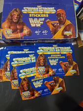 WWF Diamond Superstars Sticker Booster Tüte Hulk Hogan Ult. Warrior neu OVP WWE comprar usado  Enviando para Brazil