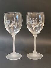 Crystal wine goblets for sale  Medford