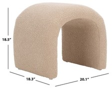 Safavieh kibo ottoman for sale  Whitestown