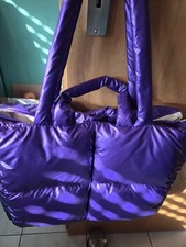 Shoppertasche lila metallic gebraucht kaufen  Sandhausen