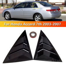 Tampa de persiana preta brilhante para janela de ventilação lateral para Honda Accord 7º 2003-2007 comprar usado  Enviando para Brazil