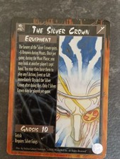 The Silver Crown : RAGE LEGACY OF THE TRIBES CCG card, Werewolf White Wolf TCG comprar usado  Enviando para Brazil