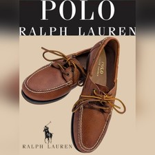 Mocassim Polo Ralph Lauren Masculino Bienne Barco Sapatos Couro com Cadarço Tamanho 8,5 D Novo sem etiquetas comprar usado  Enviando para Brazil
