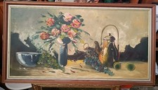 Grand tableau huile d'occasion  Bardos