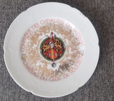 Assiette confrérie chevaliers d'occasion  Nanteuil-le-Haudouin