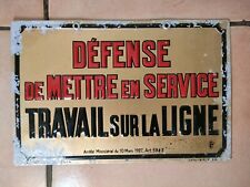 Ancienne plaque sncf d'occasion  Toulouse-