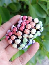 Usado, 10 pulseiras de náilon encerado pretas feitas à mão feitas à mão para crianças no atacado comprar usado  Enviando para Brazil