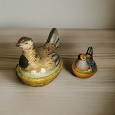 Staffordshire porcelain hen for sale  PRESTEIGNE