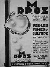 1930 press advertisement d'occasion  Expédié en Belgium