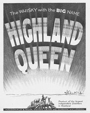 Highland queen whisky for sale  GLASGOW