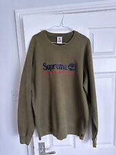 Supreme timberland sweatshirt for sale  YEOVIL