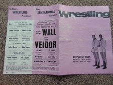British wrestling programme for sale  LONDON