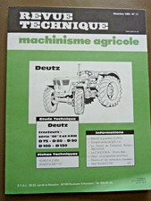Revue technique tracteur d'occasion  Arnage
