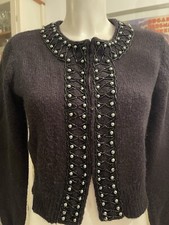 Cardigan festlich schwarz gebraucht kaufen  Mörfelden-Walldorf