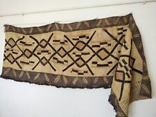 Tecido antigo vintage Cuba ráfia arte tribal do Congo africano painel longo item 507 comprar usado  Enviando para Brazil