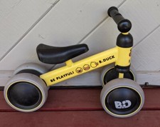 B. Mini bicicleta Duck para crianças de 10 a 24 meses equilíbrio amarelo/bicicleta de caminhada comprar usado  Enviando para Brazil