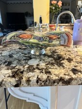Usado, Magnífico Floco DALE TIFFANY Redemoinho Multi Cor Tigela com Pé Etiqueta Original Parte Inferior comprar usado  Enviando para Brazil