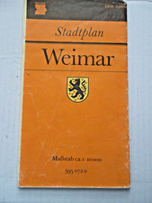 Ddr stadtplan weimar gebraucht kaufen  Erfurt