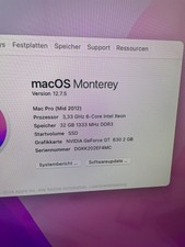 Mac pro 2012 gebraucht kaufen  Weichering