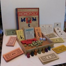 Antique monopoly board for sale  Amelia Court House