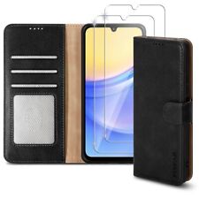 Capa carteira de couro flip telefone e vidro tela 2 X para Motorola Moto G75 5G comprar usado  Enviando para Brazil
