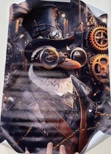 Steampunk penguin clockwork for sale  GLOUCESTER