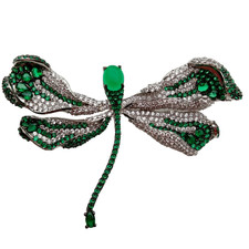 Broche libélula pavê de zircônia cúbica presente acessório de moda corpete feminino comprar usado  Enviando para Brazil