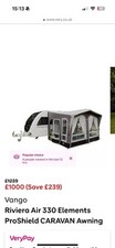 Vango riviera 330 for sale  BOURNEMOUTH
