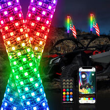 WEIS 2 pés de espessura LED espiral perseguindo RGB luzes de chicote de gordura para Can Am Maverick X3, usado comprar usado  Enviando para Brazil