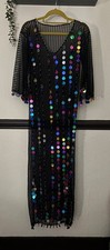 Black overlay dress for sale  BEXLEYHEATH