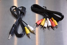 Kit de vídeo som RCA macho para macho para conector AUX de 3,5 mm 2 cabos |A6 comprar usado  Enviando para Brazil